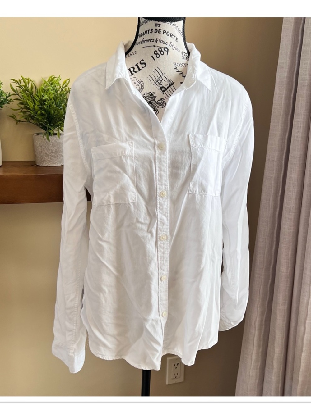 THREAD & SUPPLY White Button Down Shirt